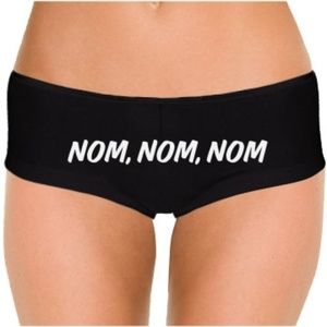 Nom Nom... Cookie Monster Low Rise Cheeky Boyshort